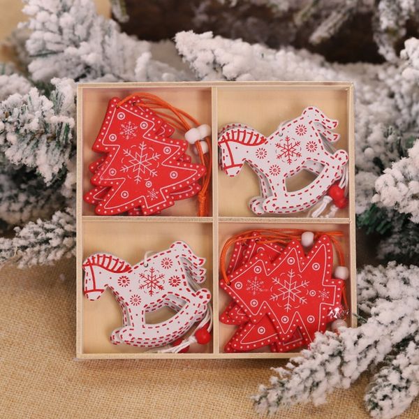 

inoah new decorations creative creative wooden christmas tree box window hand new decorations wooden crafts crafts christmas tree box pendan