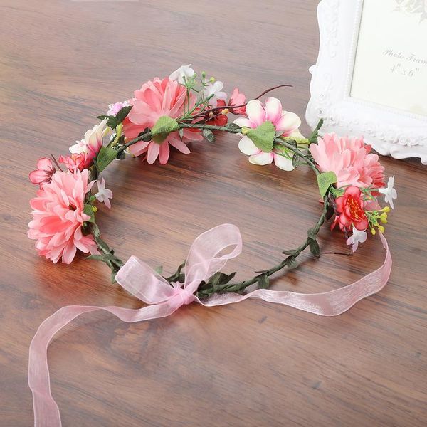 

haimeikang handmade fabric flower crown bridal hair accessories prom flower garland for kids health flowe qylano
