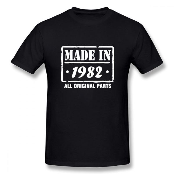 

sport made in 1982 38th birthday new funny t shirt men short sleeves hip hop oversized o-neck cotton t shirts
