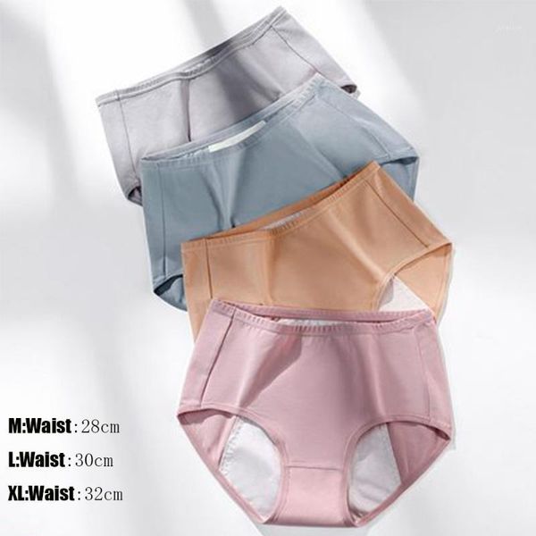 

leak proof menstrual panties physiological pants women underwear period cotton waterproof briefs plus size female lingerie1, Black;pink