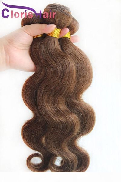 

noble raw indian body wave human hair weave dark brown #4 wavy hair extensions bodywave weft 3 bundles rosa beauty products, Black
