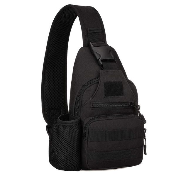 

outdoor bags tactical sling chest pack crossbody backpack molle shoulder bag daypack with usb charging port for cycling fishing