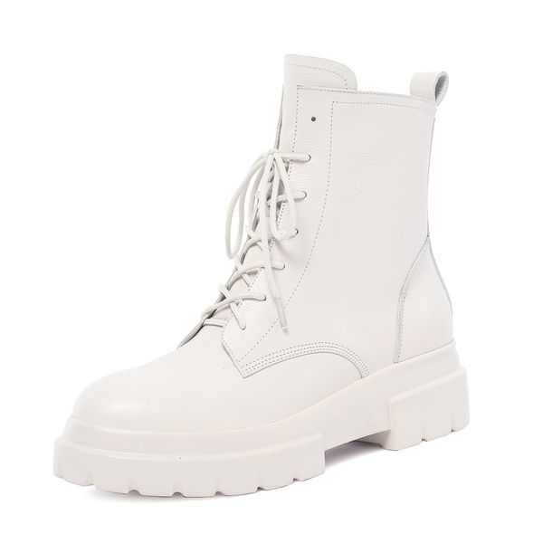 

spring 2021 new shoes genuine classic handcrafted women's short black boots 2-color 1mjk