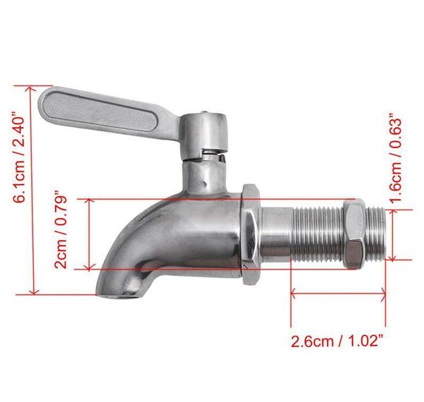 

stainless steel beverage drink dispenser wine barrel spigot / tap / faucet m16 jlllcdy fight2010
