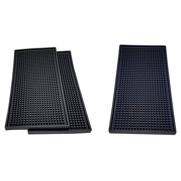 

non-slip beauty salon mat, black elastic pvc heat-resistant salon shop work mat, hair stylist tools, hair dryer