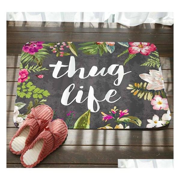 

alphabet forest triangle pattern bath mat kitchen bathroom floor door mat super absorbent non-slip rugs soft f qylgiq bdetoys