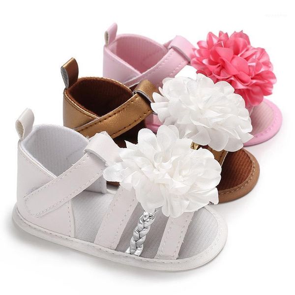 

first walkers big flower baby girl shoes summer infant toddler soft bottom non-slip pu leather born schoenen1