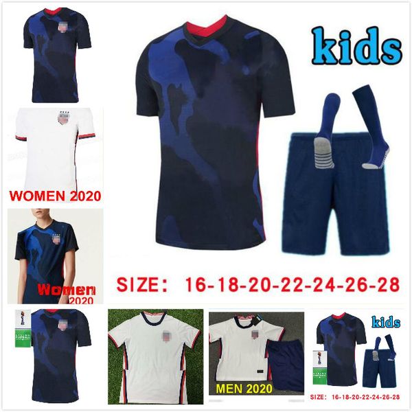 

2020 футбол для футбола # 10 pulisic yedlin bradley футболка соединенные штаты мужской # 7 wood dempsey altidore футбольная форма, Black;yellow