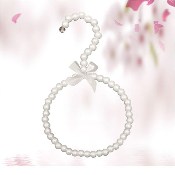

5/10pcs colorful pearl scarf hanging racks silk/ties/scarves/towel hanger plastic clothes hangers for baby supplies 5/10pcs jllxrp