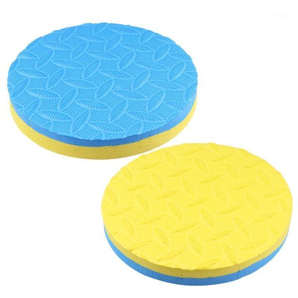 

yoga mats 2pcs eco round tpe knee pad cushion thick pilates workout support for hands wrists knees elbows shoulders1