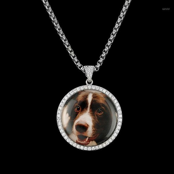 

custom dog tag p pendant necklaces men women gold silver color for love dog keepsake1
