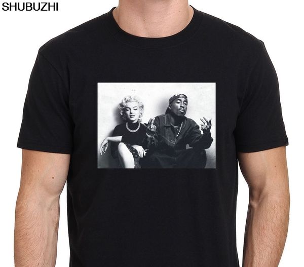 

mens black hiphop legends tupac marilyn monroe 2pac men's cotton male black bigger size sbz137 hoodie designers t shirts sweatshirt