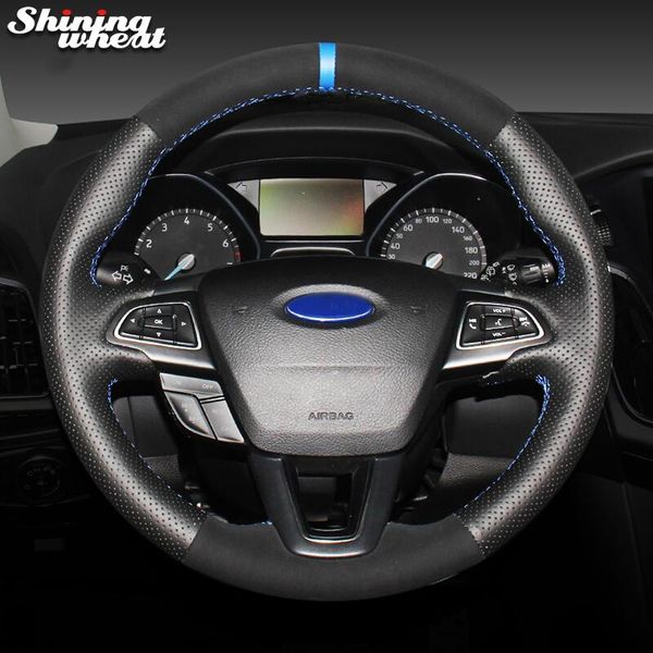 

hand sew genuine leather steering wheel cover for focus 3 2020-2020 kuga 2020-2020 escape c-max ecosport