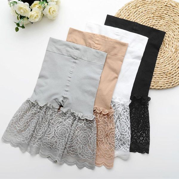 

lady lace short women summer shorts fashion stretch capris girl black white khaki gray transparent shorts, White;black