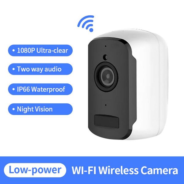 

cameras 1080p ip camera wifi low power battery portable indoor security video surveillance wireless usb charger nanny cam baby monitor