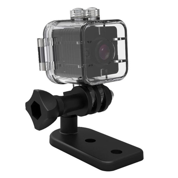 

sq12 mini wifi remote camera ultra high definition 155 degree wide angle lens portable camera with waterproof housing