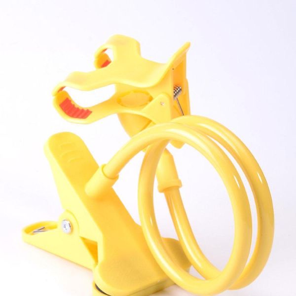 

универсальный ленивый mount double v клип держатель сотового телефона зажим flexible long arm 360 вращающийся держатель зажим желтый jlllsk