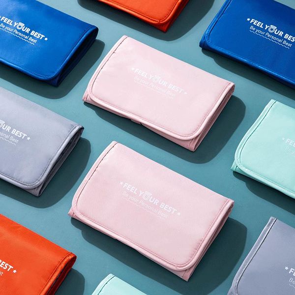

cosmetic bags & cases women's folding bag large capacity brush storage multifunctional travel protective cover