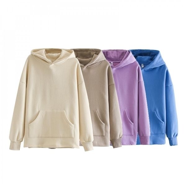 

ies loose oversize hoodies woman sweatshirt autumn winter female fleece hoodies 2020 women sweat-shirts q1217, Black;white