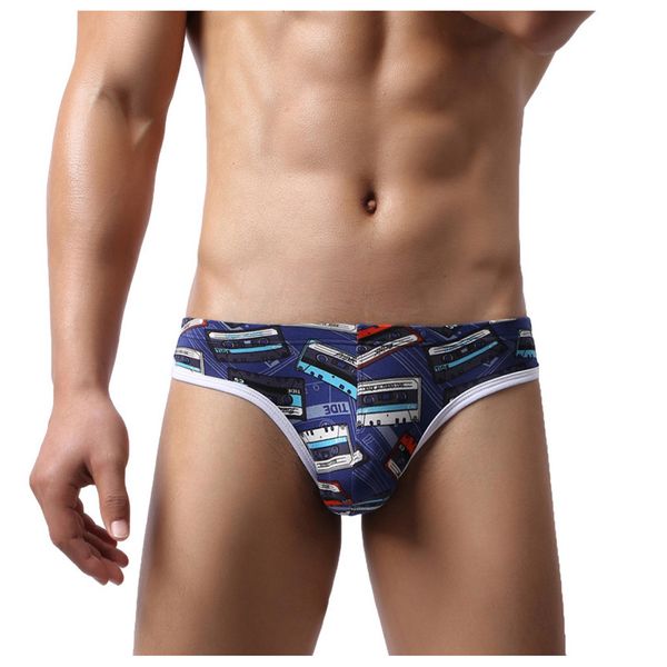

mens underwear briefs brand pouch solid underpants breathable soft shorts comfortable ropa interior hombre, Black;white