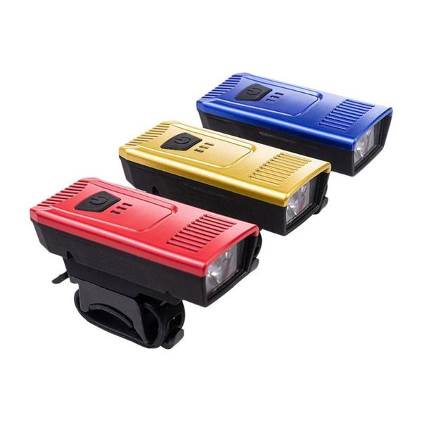 

bicycle accessories bike light high brightness usb rechargeable bicycle headlight 4 lighting modes warning light for mtbs