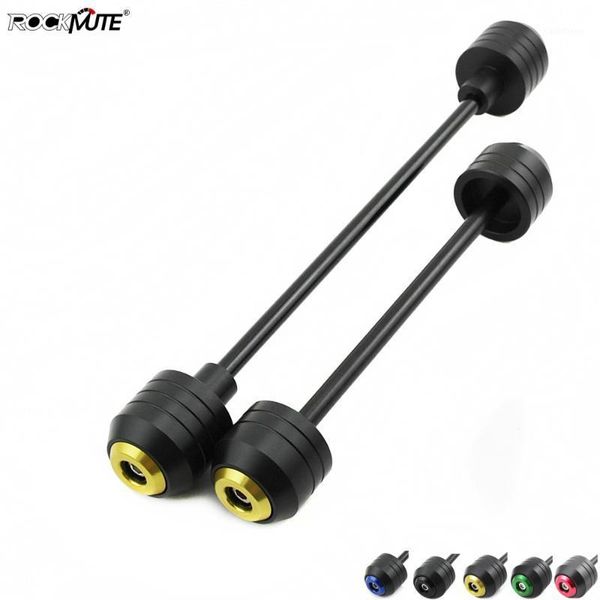 

front rear wheel protector circle decoration for zx-6r 2014-2020 motorcycle pom axle fork crash sliders1