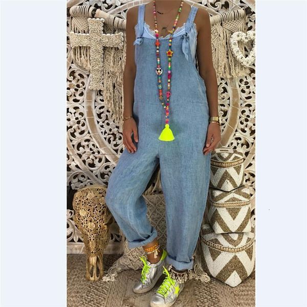 

plus size s-2xl new women's casual loose denim lady's solid colors baggy jeans wide leg jumpsuit pants, Black;white