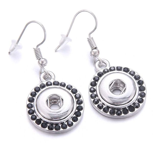 

2019 new 12mm snap jewelry rhinestone crystal snap earrings for women fit 12mm snap button earrings for women earrings q bbyuzk, Golden