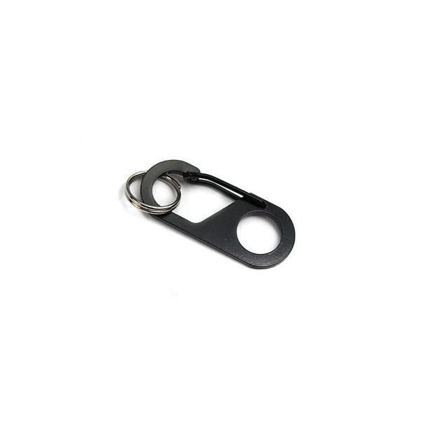 

1pcs stainless steel carabiner keychain 8 ring quick release clip buckle portable quickdraws hiking climbing camping t qylexu