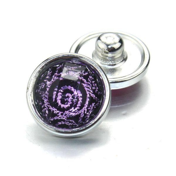 

10pcs lot mix randomly round 12mm snap buttons with zinc alloy bottom for snaps bracelets fit boom life snaps jewelry 050803 h sqcjol