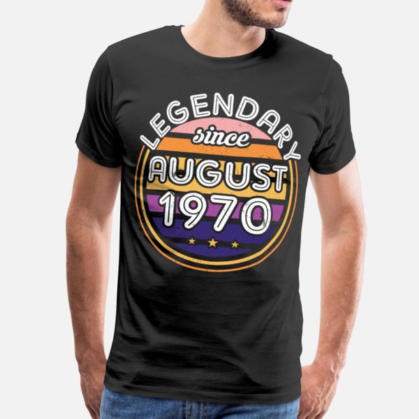 

legendary since august 1970 vintage 50th birthday t shirt fun lovely design tracksuit hoodie sweatshirt