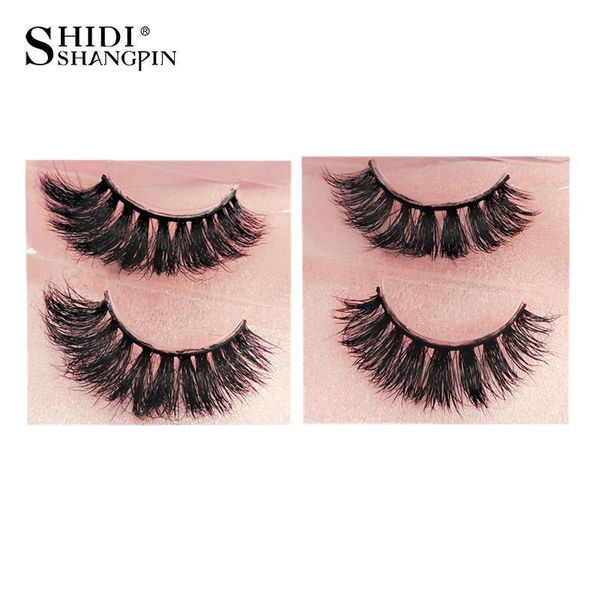 

2pairs толстые 3d норка ресницы ручной ложные ресницы natural long eye lashes норка ресницы extensions maquiagem faux cils cilio sqckue