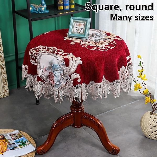 

luxury water soluble lace tassel quality tapete christmas wedding european decoration furniture l villa features table cloth1