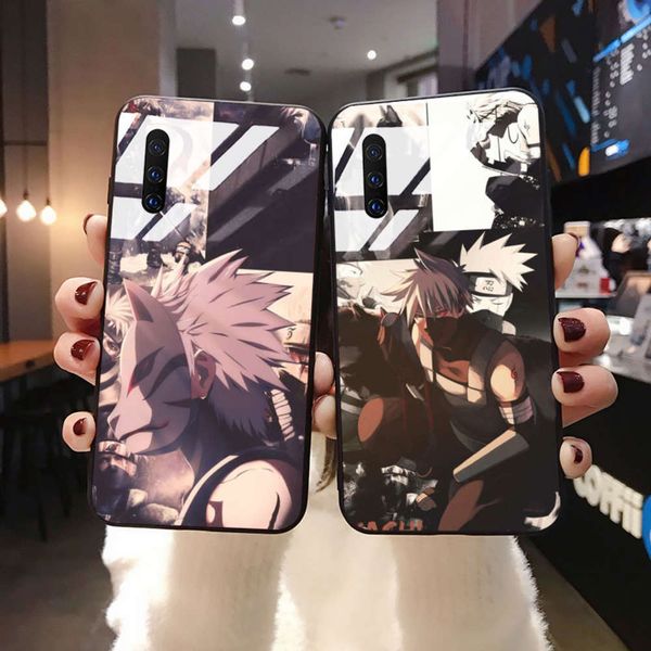 

qanaruto's secret part flag wood kakashi shenwei mobile phone case vivox30 x27pro glass x23 x21 x20 x9plus anti falling nex / iqooneolk