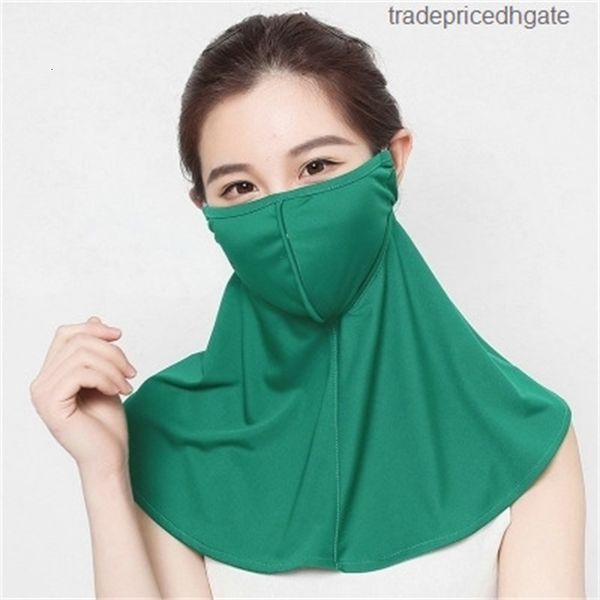 

face cover summer masks sun uv sunscreen dust proof breathable female neck shade thin section can be cleaned easily breathe 59435