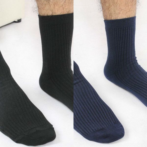 

мужчины могут хлопок и износ пот поглощая хлопчатобумажные носки в четыре сезона \»горячая продажа двойной игла не пиллинг мужских носков в, Black