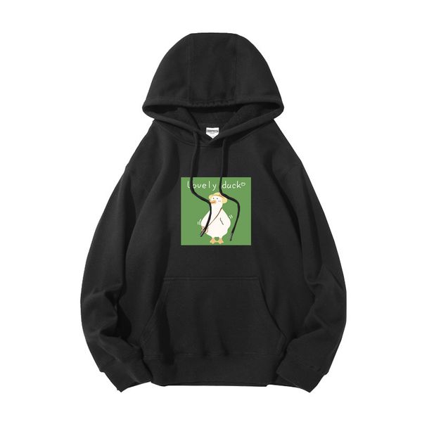 

fashion harajuku high street jumpers hoodie loose fleece black autumn winter mens loose couple fashion sweatshirts fal c0127