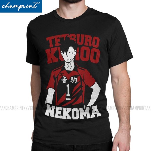 

tetsuro kuroo haikyuu anime novelty bokuto volleyball manga short sleeve clothing birthday gift sport hooded sweatshirt hoodie men t shirt