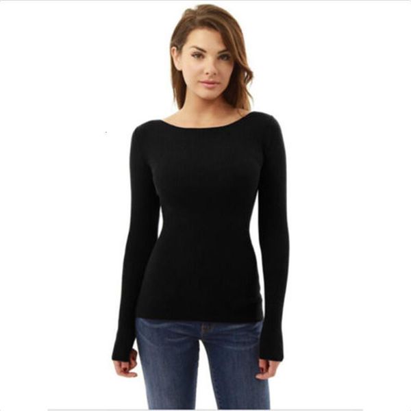 

women cowl neck o neck knitted sweater female knitted slim pullover ladies solid slim long sleeve shirt clothing drop shipping, White;black