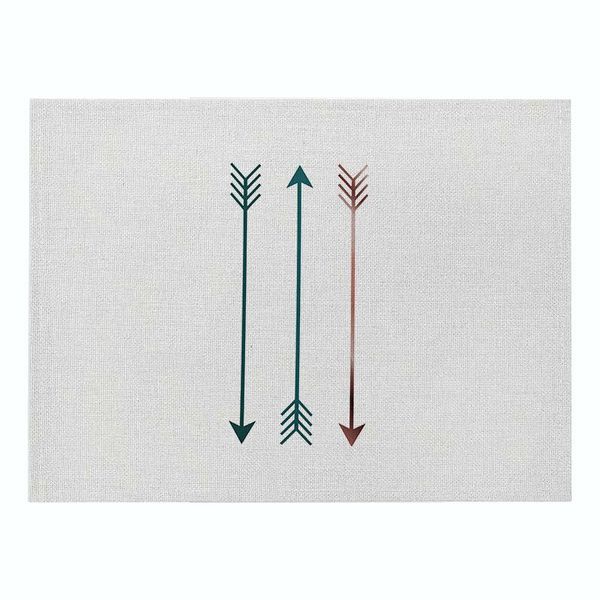 

4232cm креативный геометрическая printed кухня non скольжению placemat обеденный стол мат bowl колодки кубок чаша coaster украшение bbyimz l