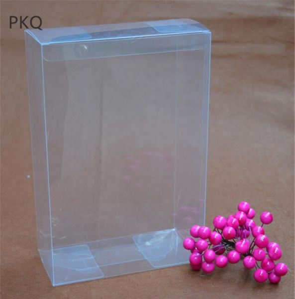 

10pcs transparent pvc plastic packing box birthday wedding gift packaging box clear pvc cosme qylmit bdedome