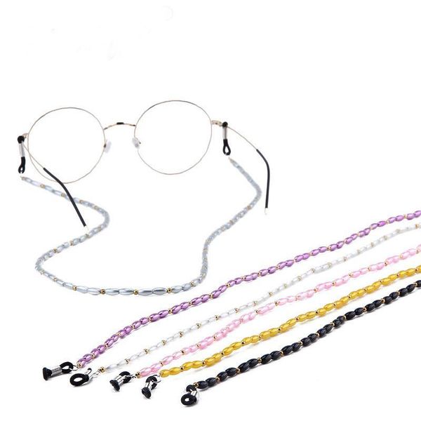 

luxury faux pearl beads outdoor glasses sports rope eyeglasses hanging chain sunglasses lanyard cord choker chain string h jlldrm
