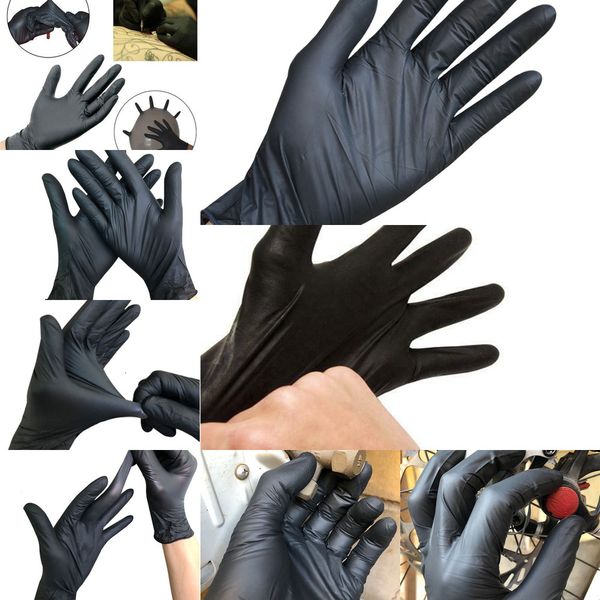 

disposable protective nitrile factory salon household rubber garden gloves universal for left and right hand dwe430