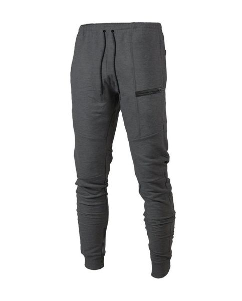 

aprilmomo autumn new sports pants fitness casual trousers men's cotton stretch footwear pants, Black