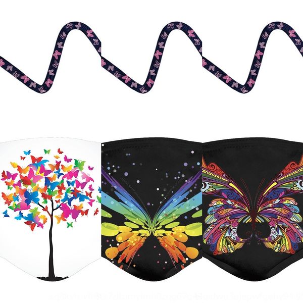 

ufmo children thick disposable printer mouth face masks boys girls cartoon three-layer anti-pollution masks kids anti-dust breathable non-wo, Black