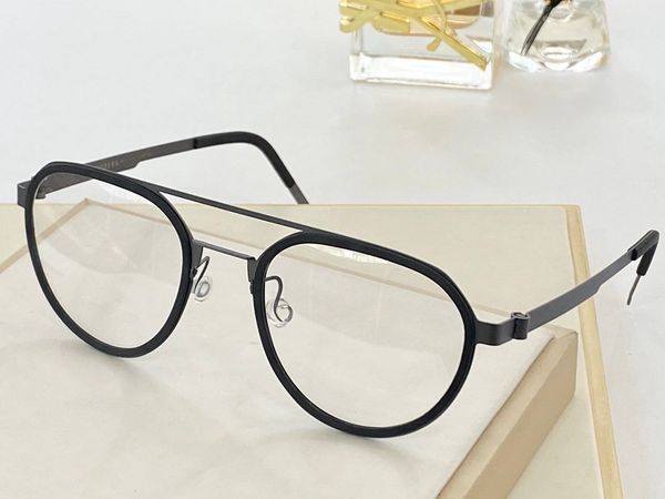 Neues Markendesign, ultraleichte Titanbrille, hochwertige Herrenbrille, Damenbrille, ultraleicht, kein Schraubendesign, Brillengestell 9745