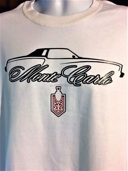 

новая мода с коротким рукавом печати 1973 1974 1975 1976 1977 chevy монте-карло силуэт автомобиля логотип эмблема sport толстовка с капюшоно