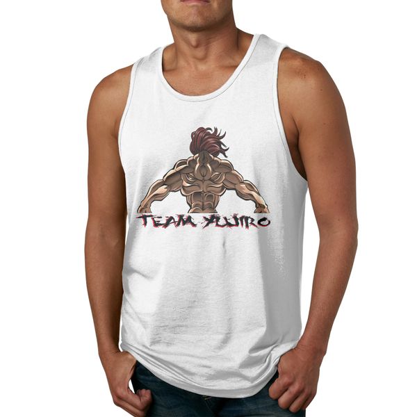 

anime baki the grappler yujiro hanma 2 tank popular round neck tank sport hooded sweatshirt hoodie