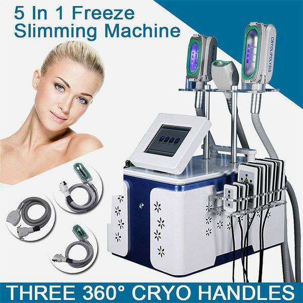 

2020 new arrival portable cryotherapy fat e slimming machine for fat reduction with cryolipolysis handles for double chin