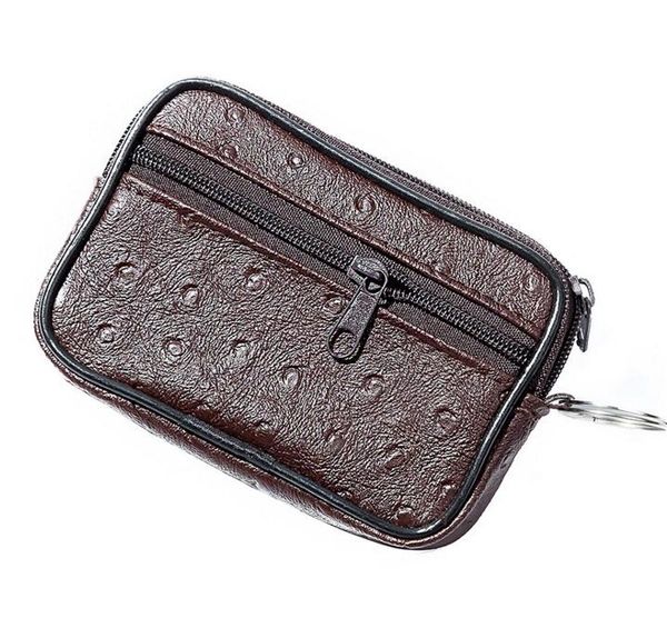 

mix coin purses men pu coin wallet small clutches men's purse coin pouch short wallet, Red;black